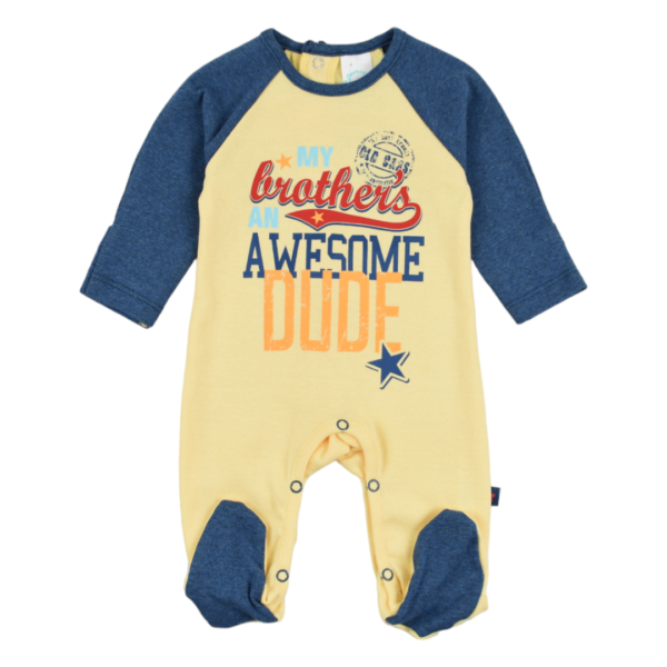 Гащеризон др Sunny Kids 372 жълт + тъм син