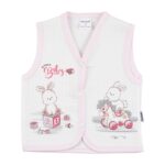 Елече El bebek 077 екрю с розов кант